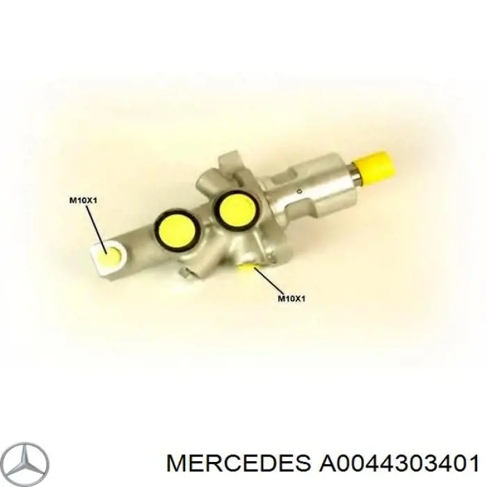 Циліндр головний гальма (Гідротормоз) Mercedes A0044303401 ціна, від 52.46 USD