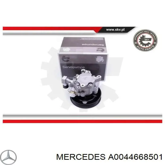 A0044668501 Mercedes насос гідропідсилювача керма (гпк)