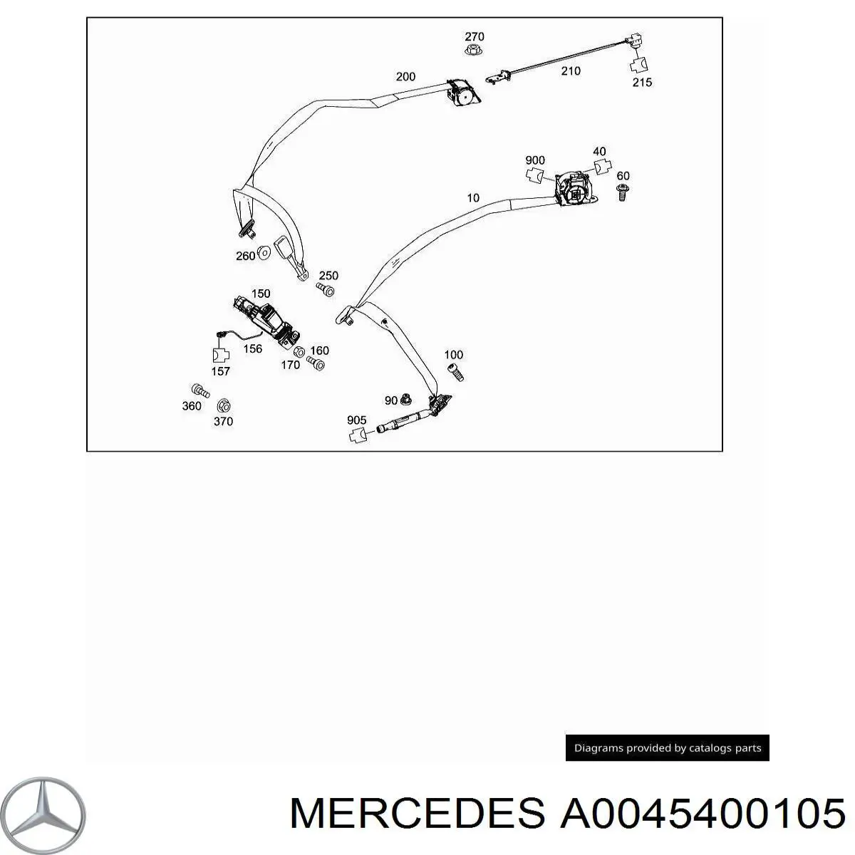 Купити A0045400105 Mercedes 