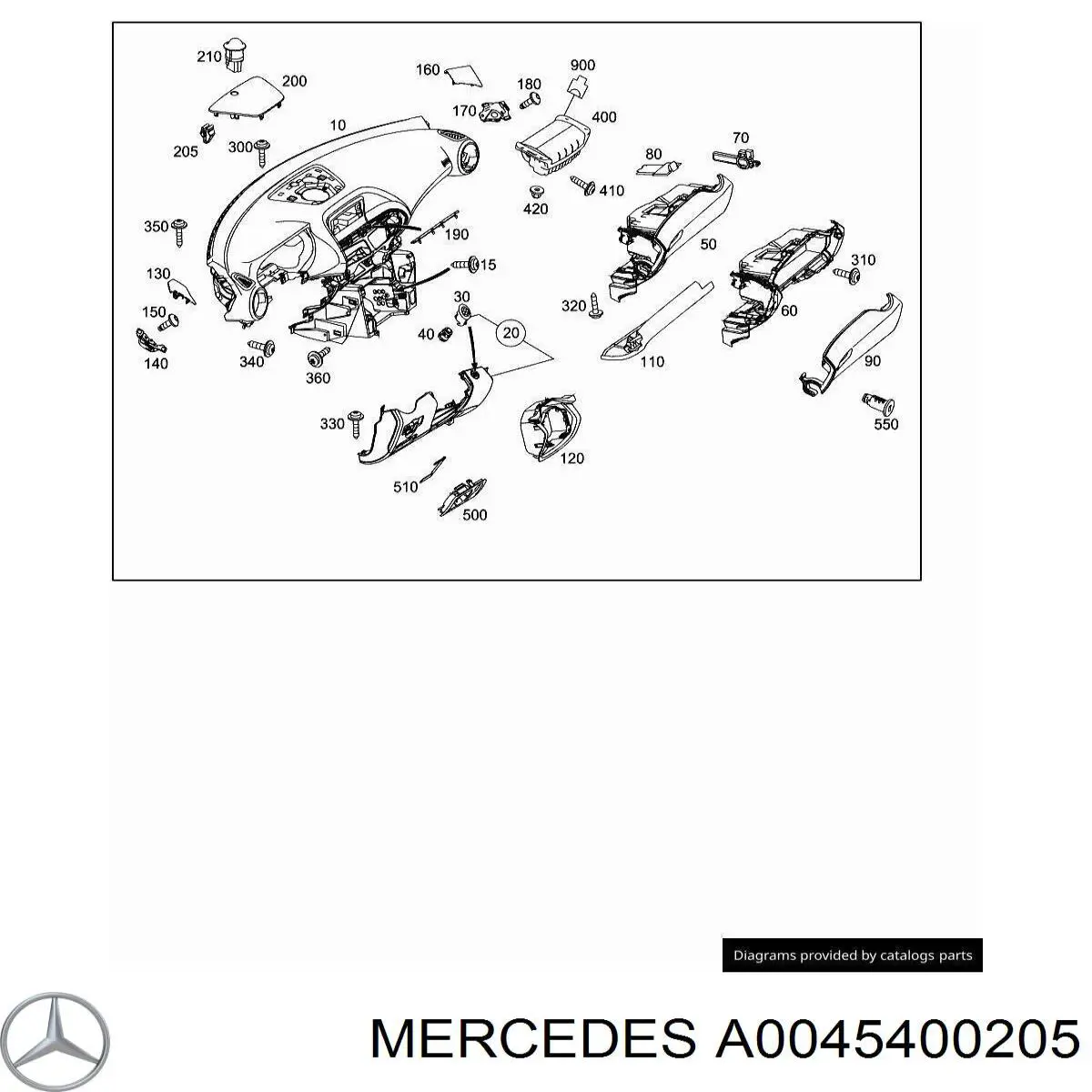 A0045400205 Mercedes 