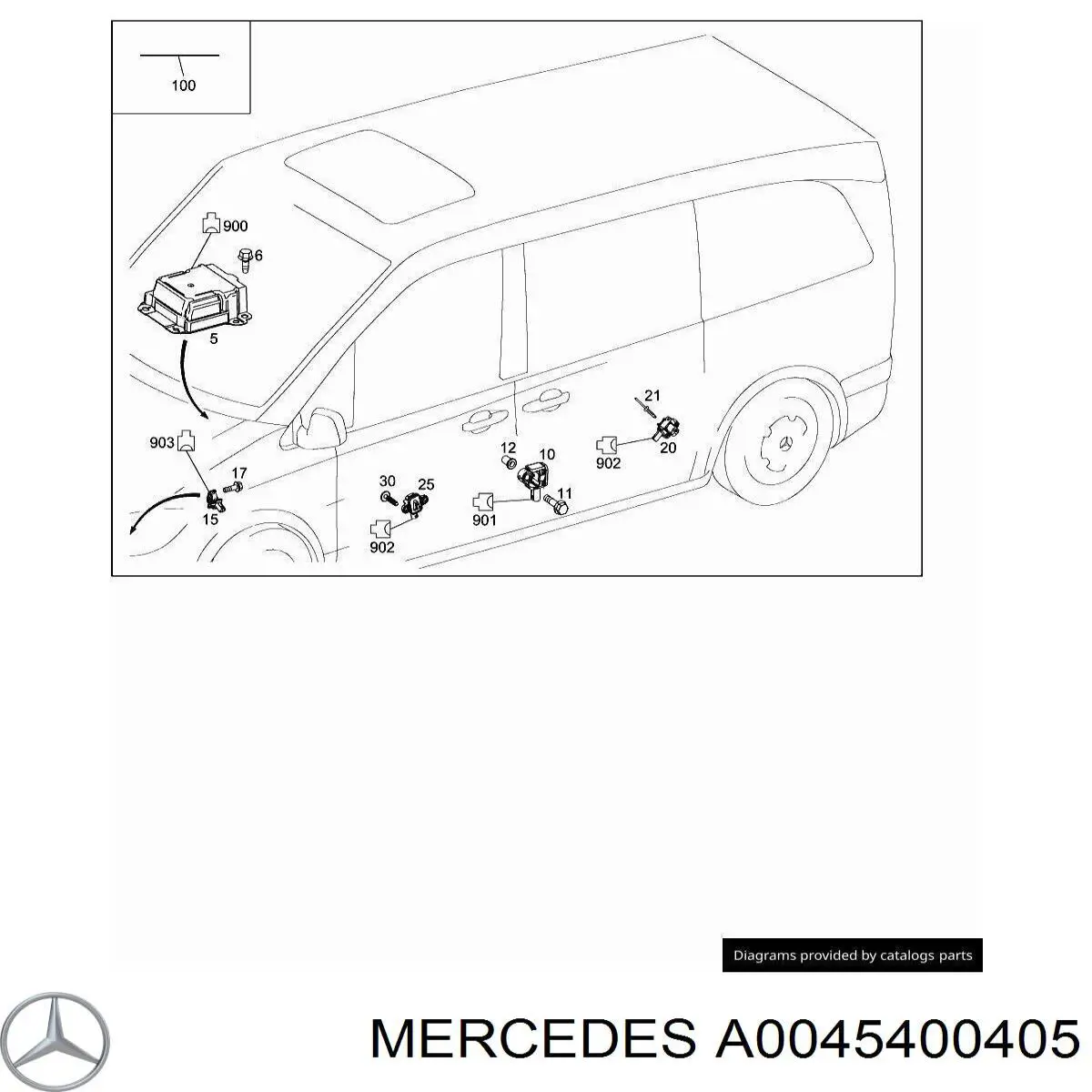 A0045400405 Mercedes 