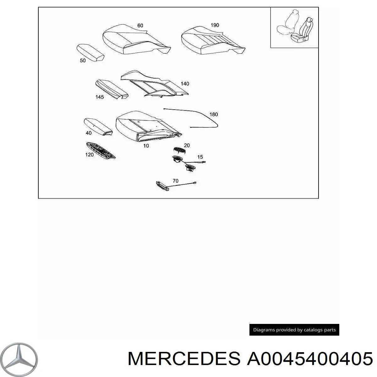 Купити A0045400405 Mercedes 