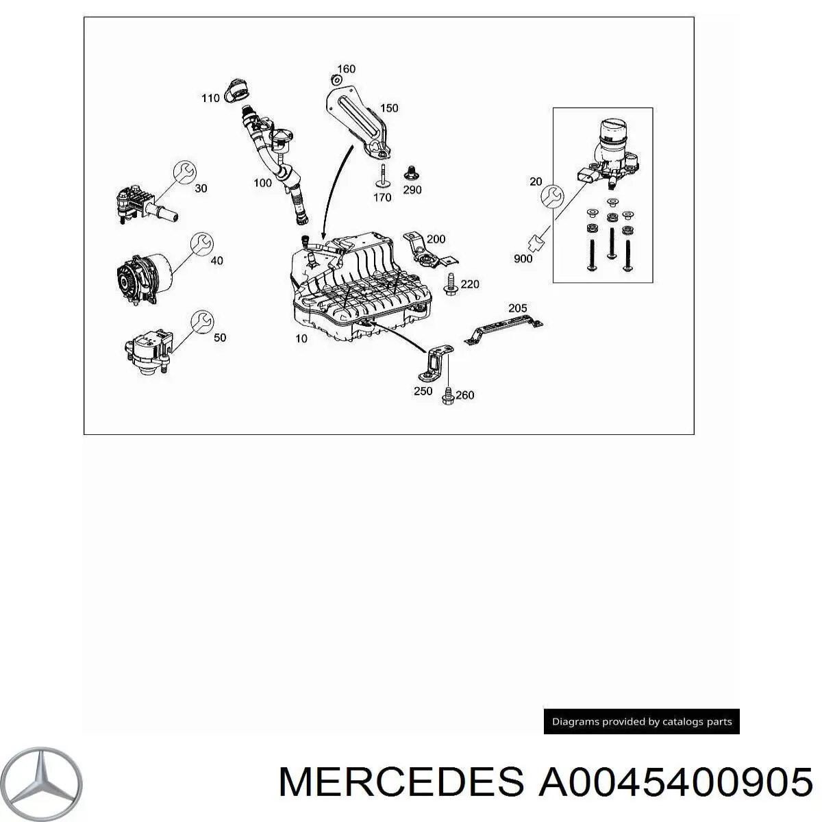 A0045400905 Mercedes 