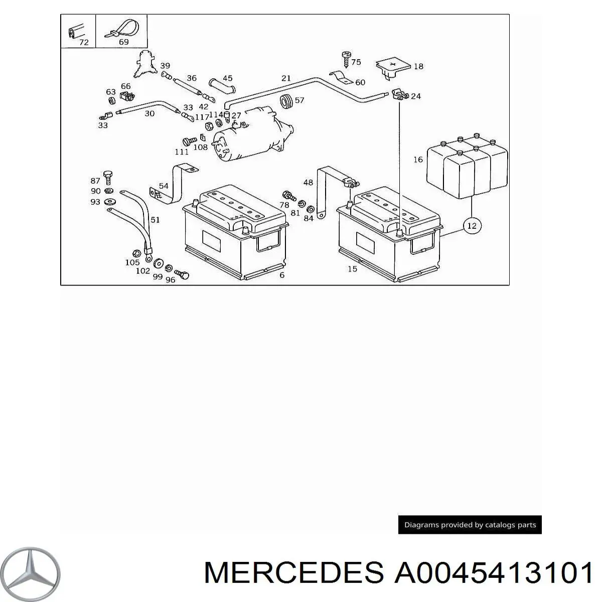 Купити Акумулятор Mercedes 92 А/г (A0045413101)