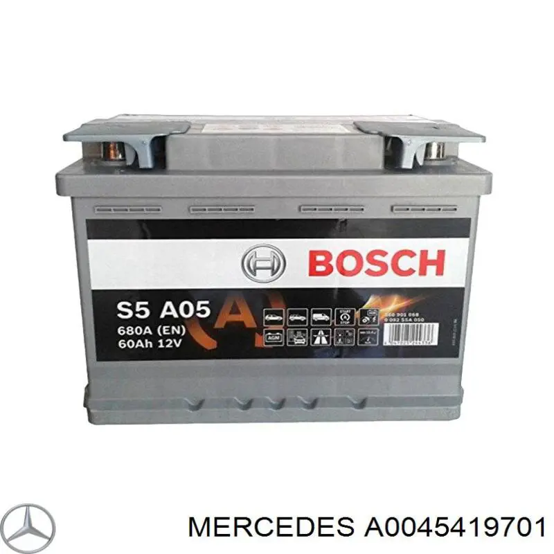 Акумуляторна батарея, АКБ A0045419701 Mercedes
