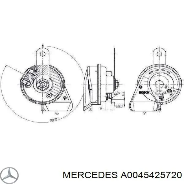  A0045425720 Mercedes