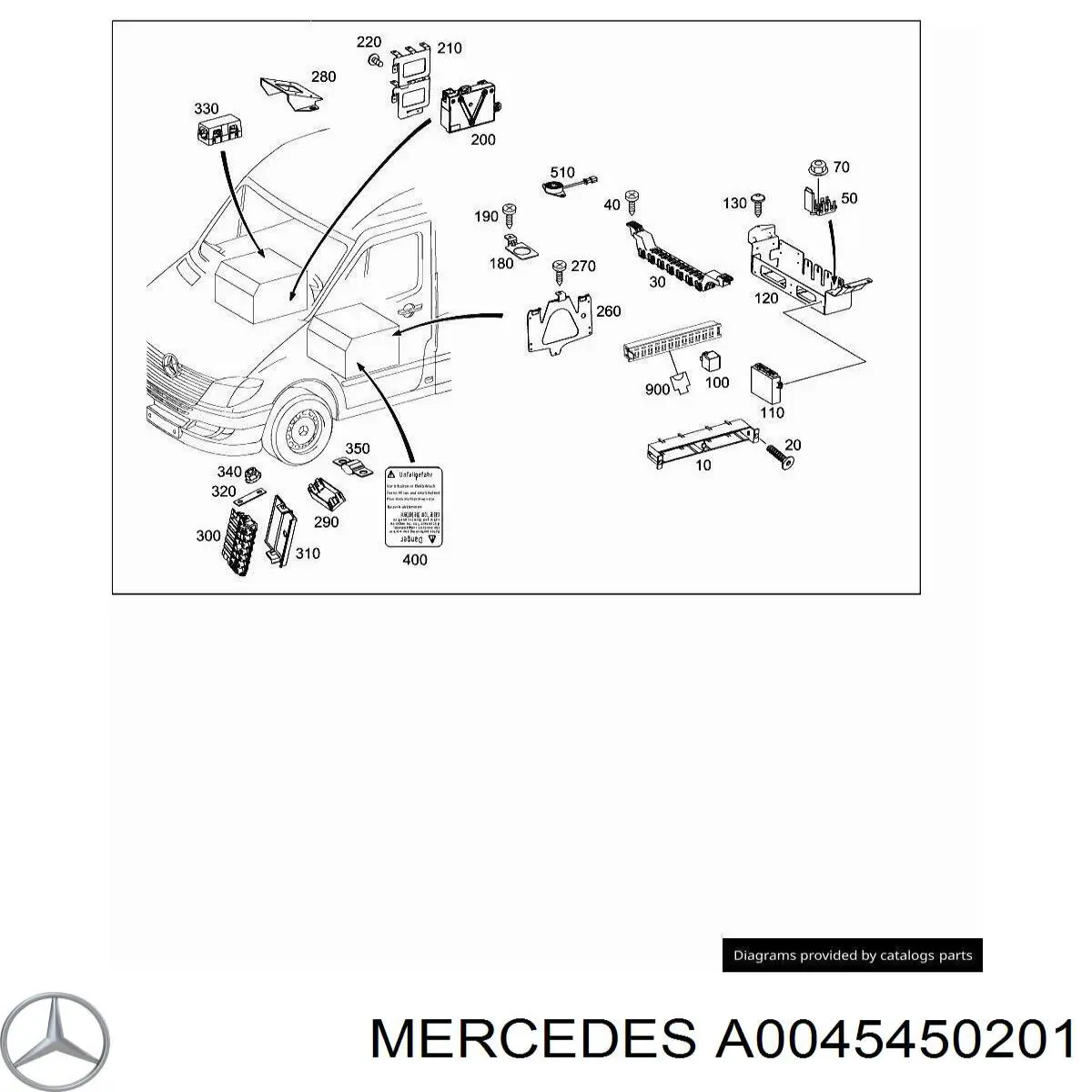 A0045450201 Mercedes 
