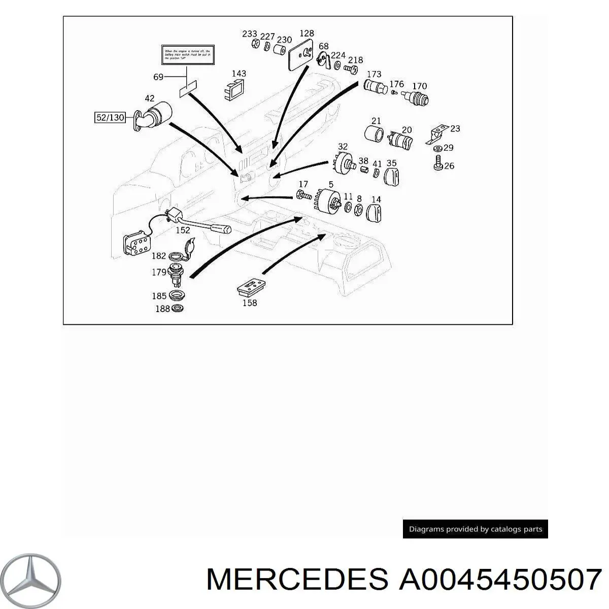  0045450507 Mercedes