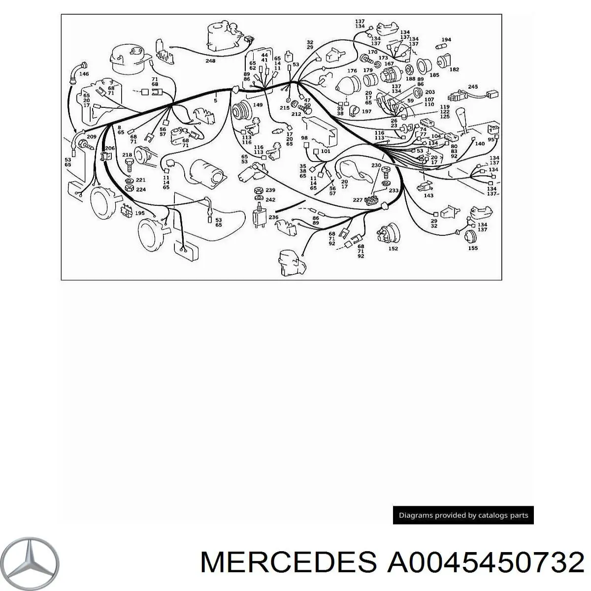 A0045450732 Mercedes 