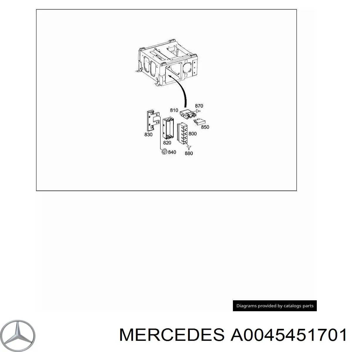 A0045451701 Mercedes Реле запобіжників