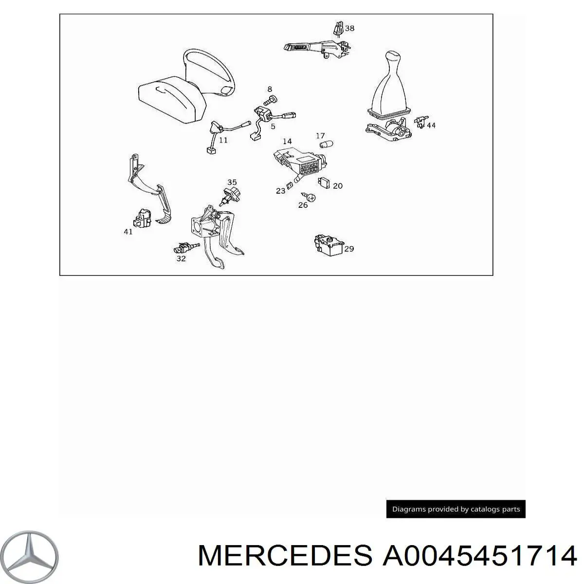 Купити A0045451714 Mercedes 