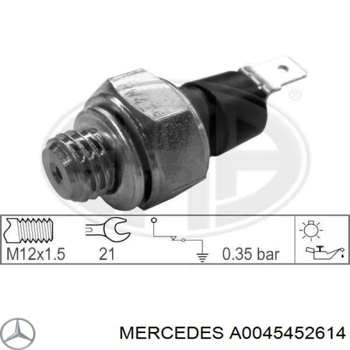 A0045452614 Mercedes датчик тиску масла