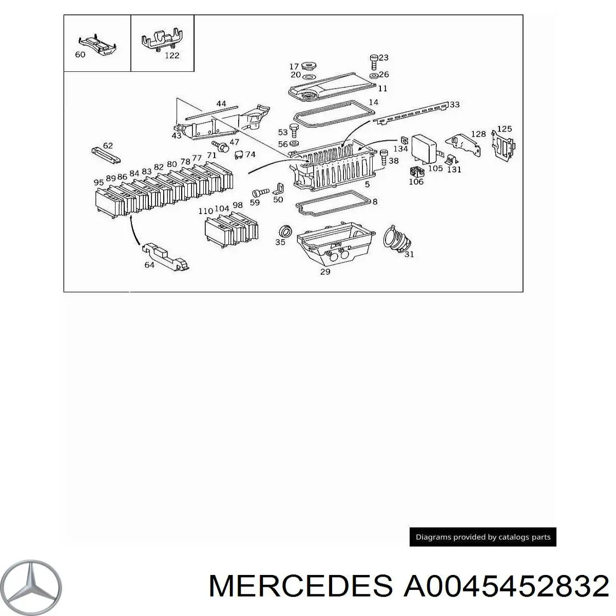 A0045452832 Mercedes 