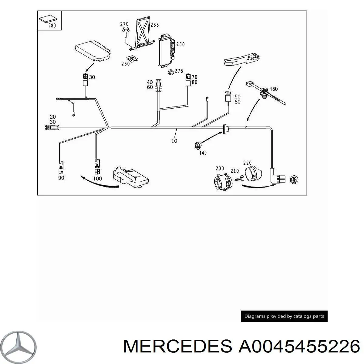  Mercedes A0045455226 ціна, від 0.99 USD