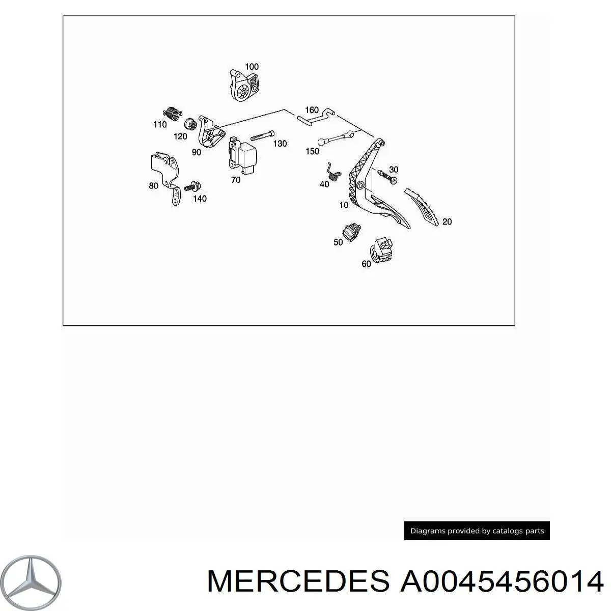 Купити A0045456014 Mercedes 