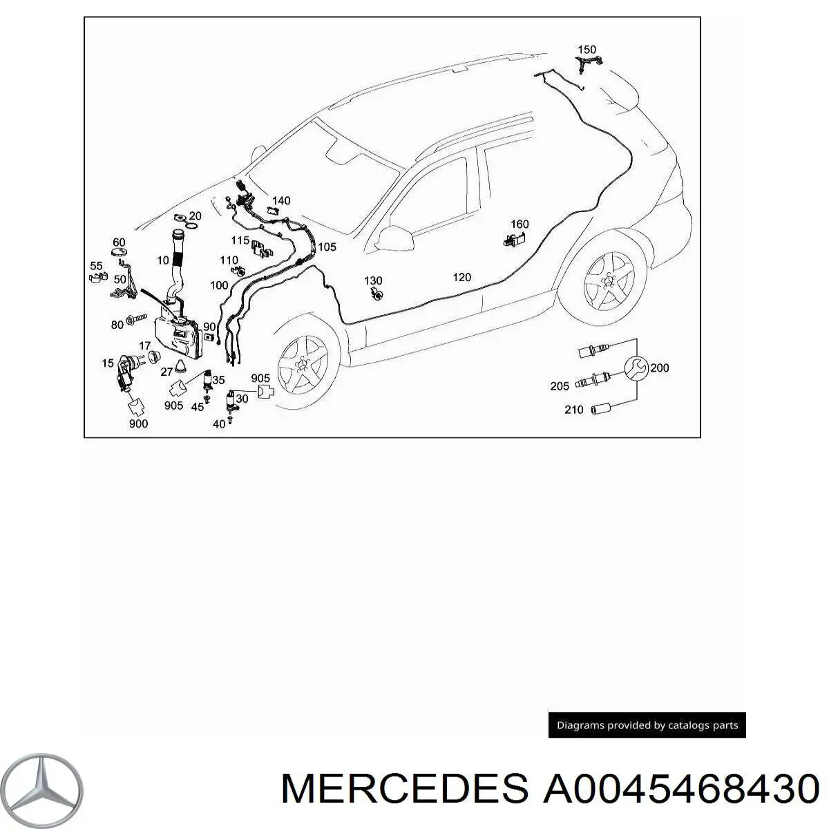  Mercedes A0045468430 ціна, від 3.69 USD