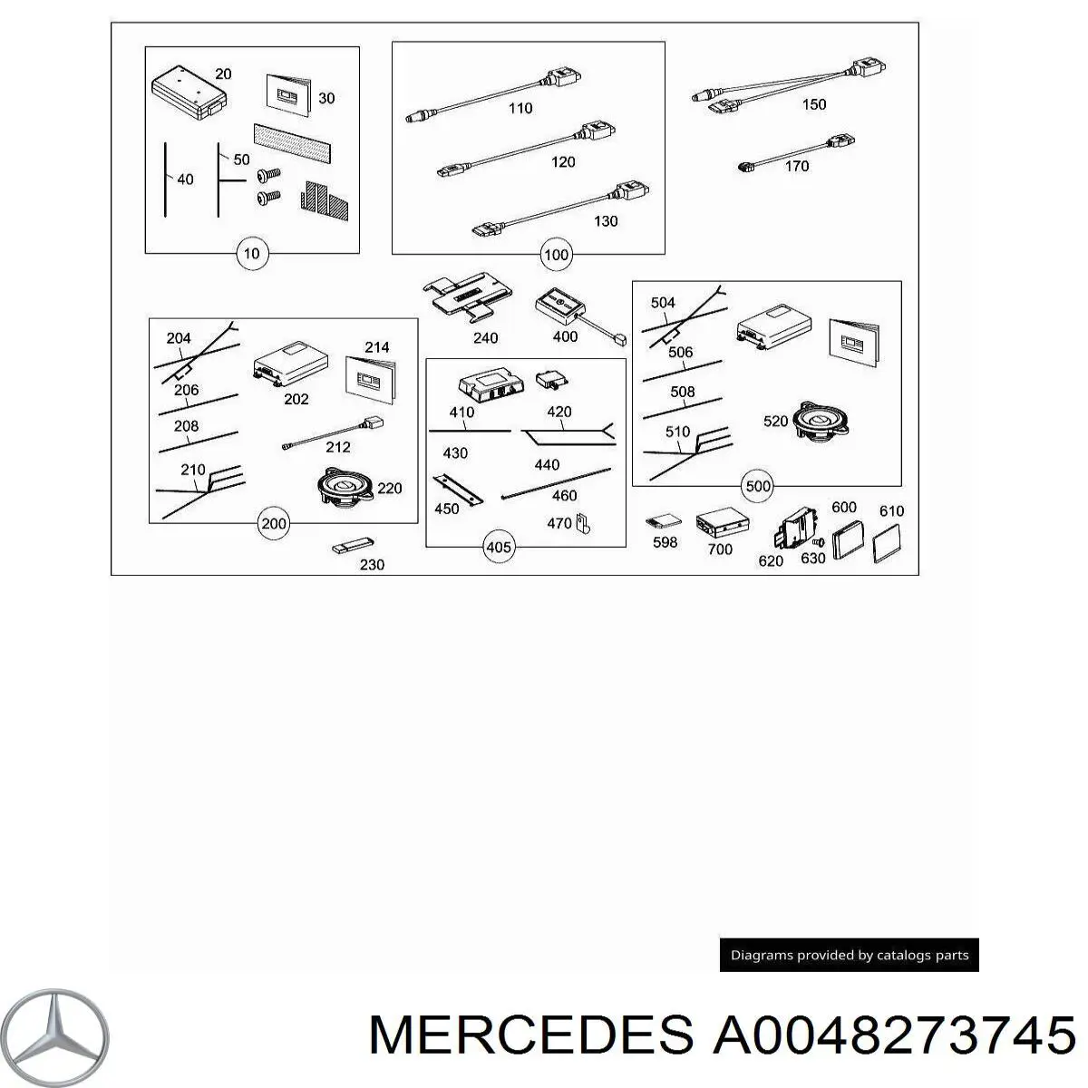  Mercedes A0048273745 ціна, від 50.68 USD