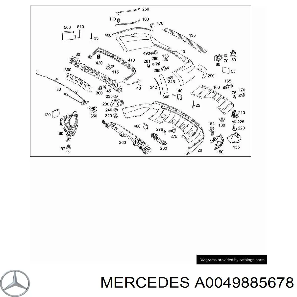  Mercedes A0049885678 ціна, від 2.52 USD
