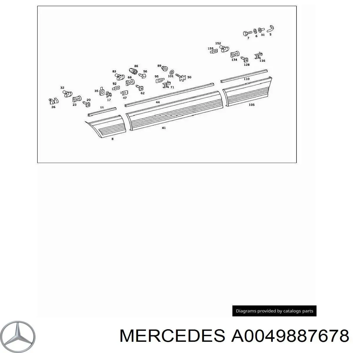 A0049887678 Mercedes 