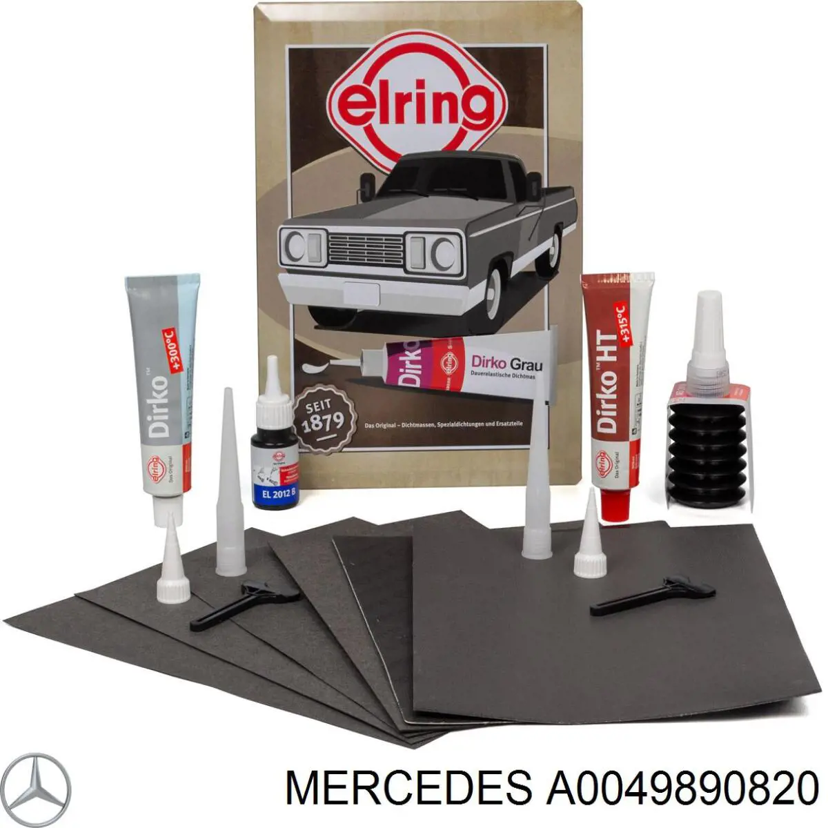 Герметик силіконовий Mercedes A0049890820 ціна, від 6.88 USD