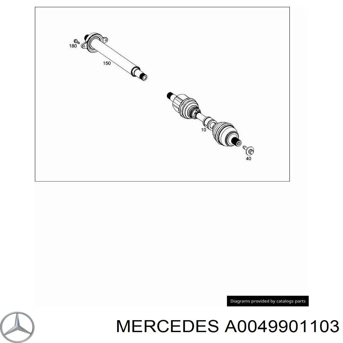  Mercedes A0049901103 ціна, від 14.75 USD