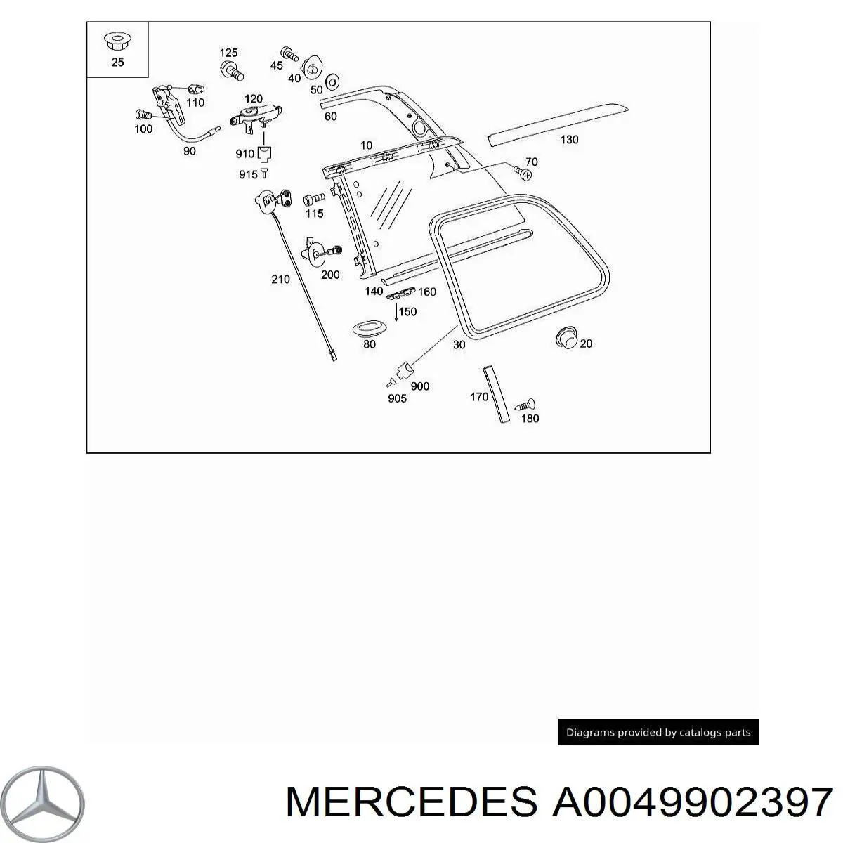 A0039900097 Mercedes 