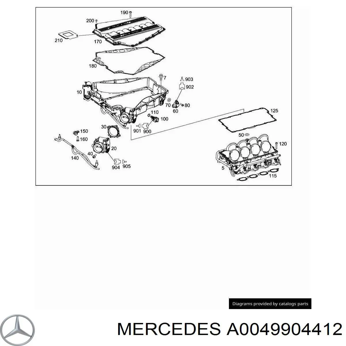  Mercedes A0049904412 ціна, від 2.05 USD