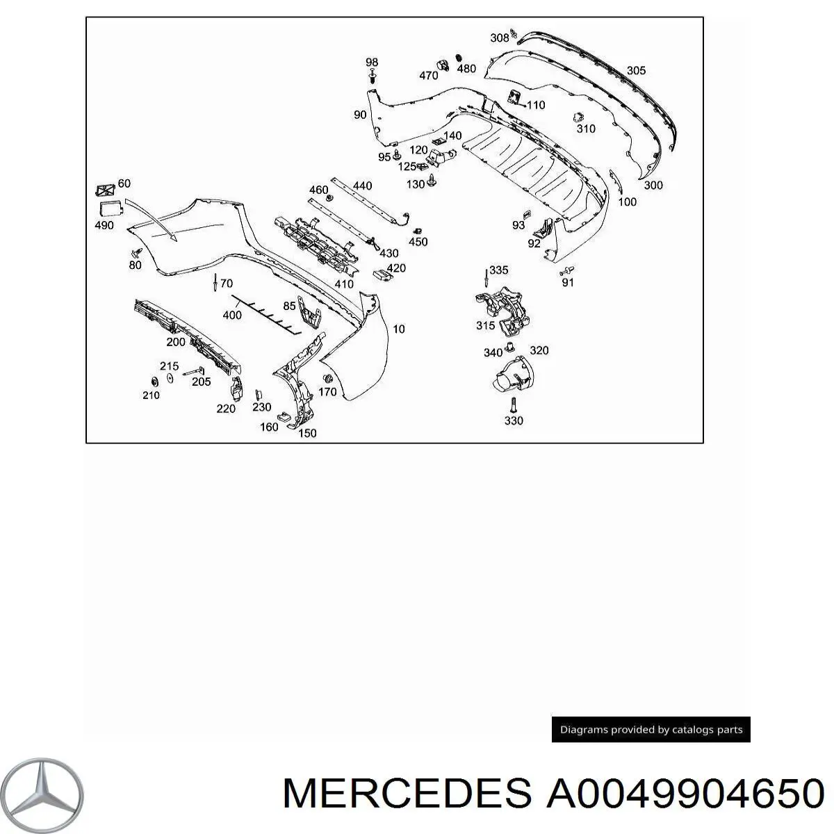  Mercedes A0049904650 ціна, від 2.98 USD