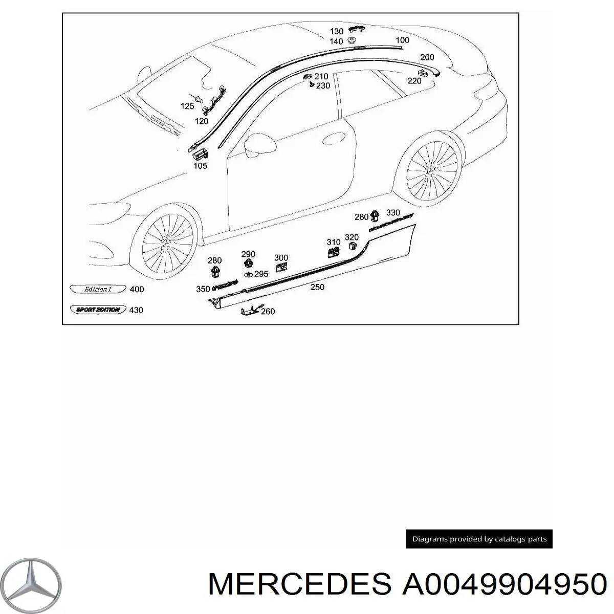  Mercedes A0049904950 ціна, від 2.72 USD