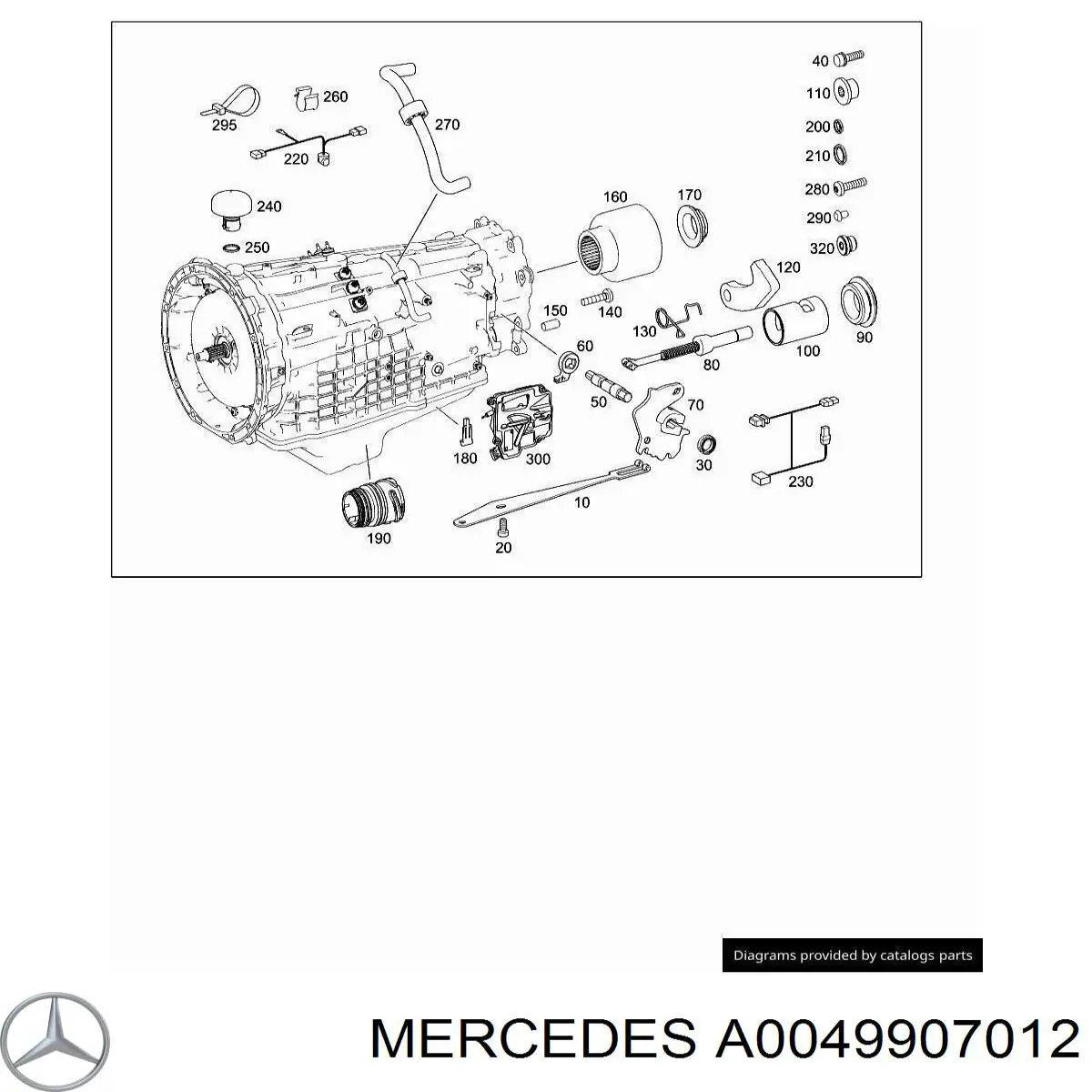 A0049907012 Mercedes 