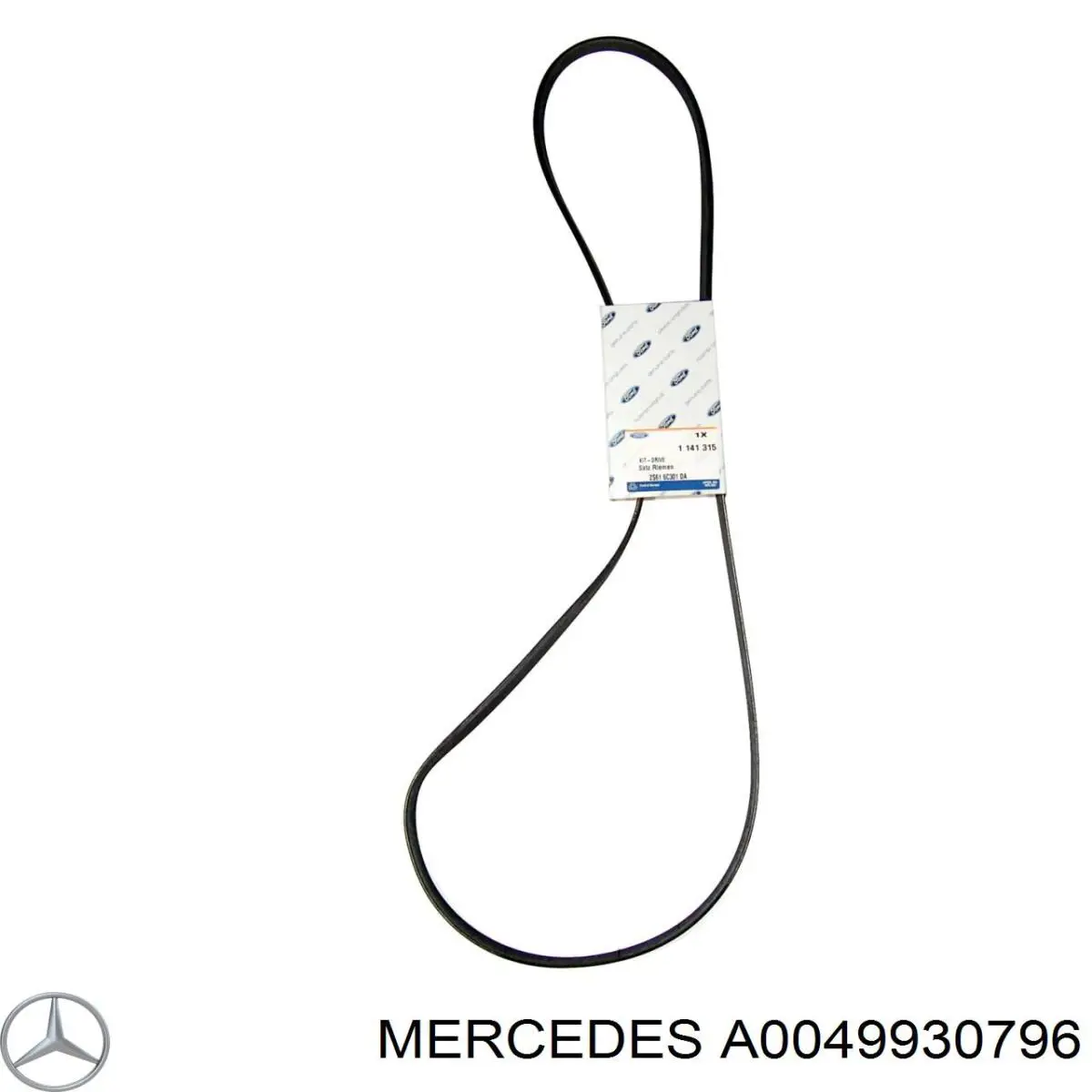 Купити A0049930796 Mercedes Ремінь генератора