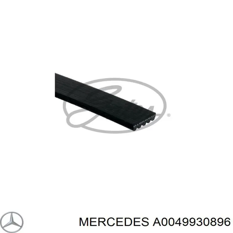 A0049930896 Mercedes Поліклиновий ремінь