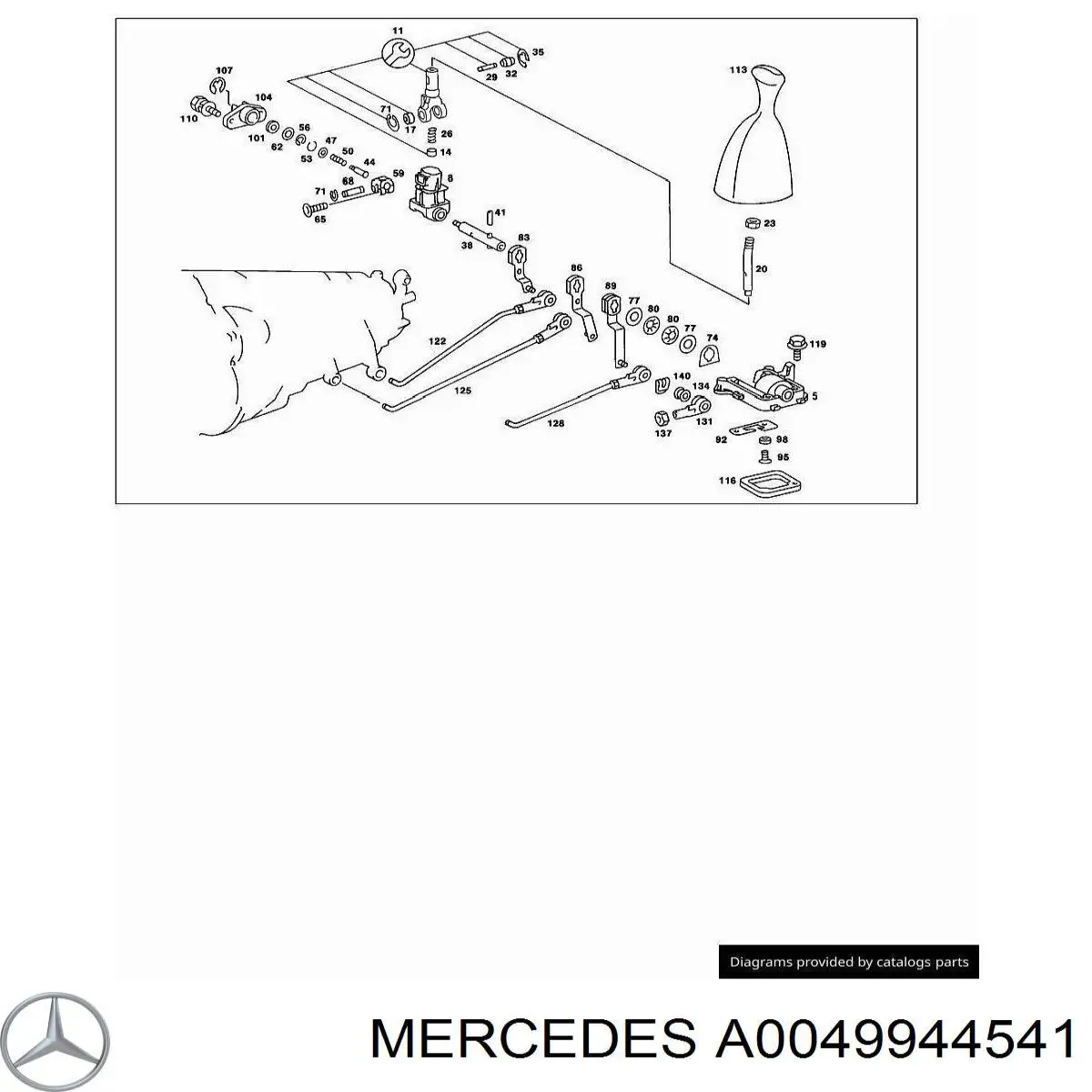 A0049944541 Mercedes 