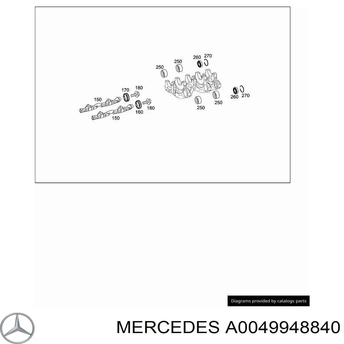  Mercedes A0049948840 ціна, від 1.41 USD