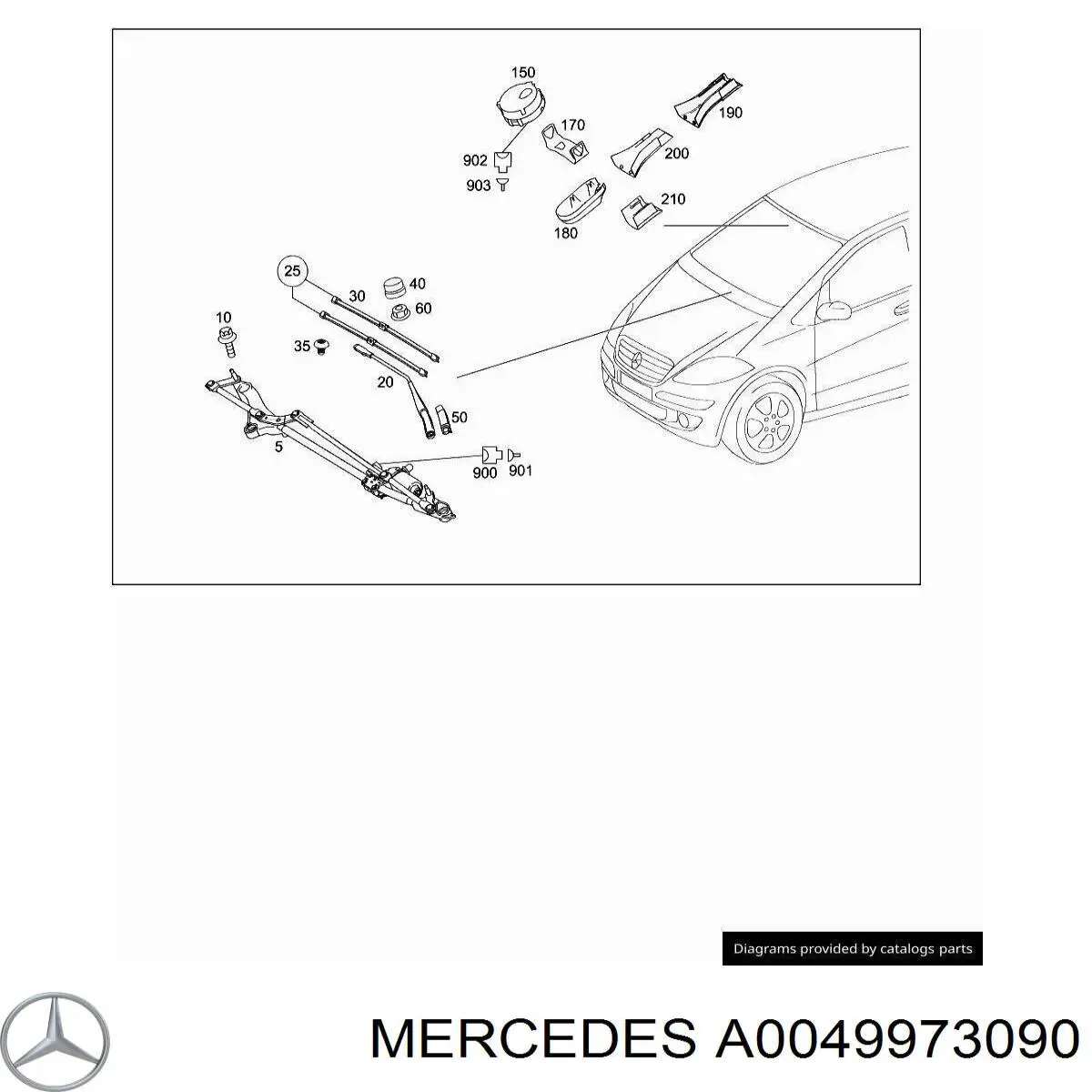  Mercedes A0049973090 ціна, від 3.99 USD