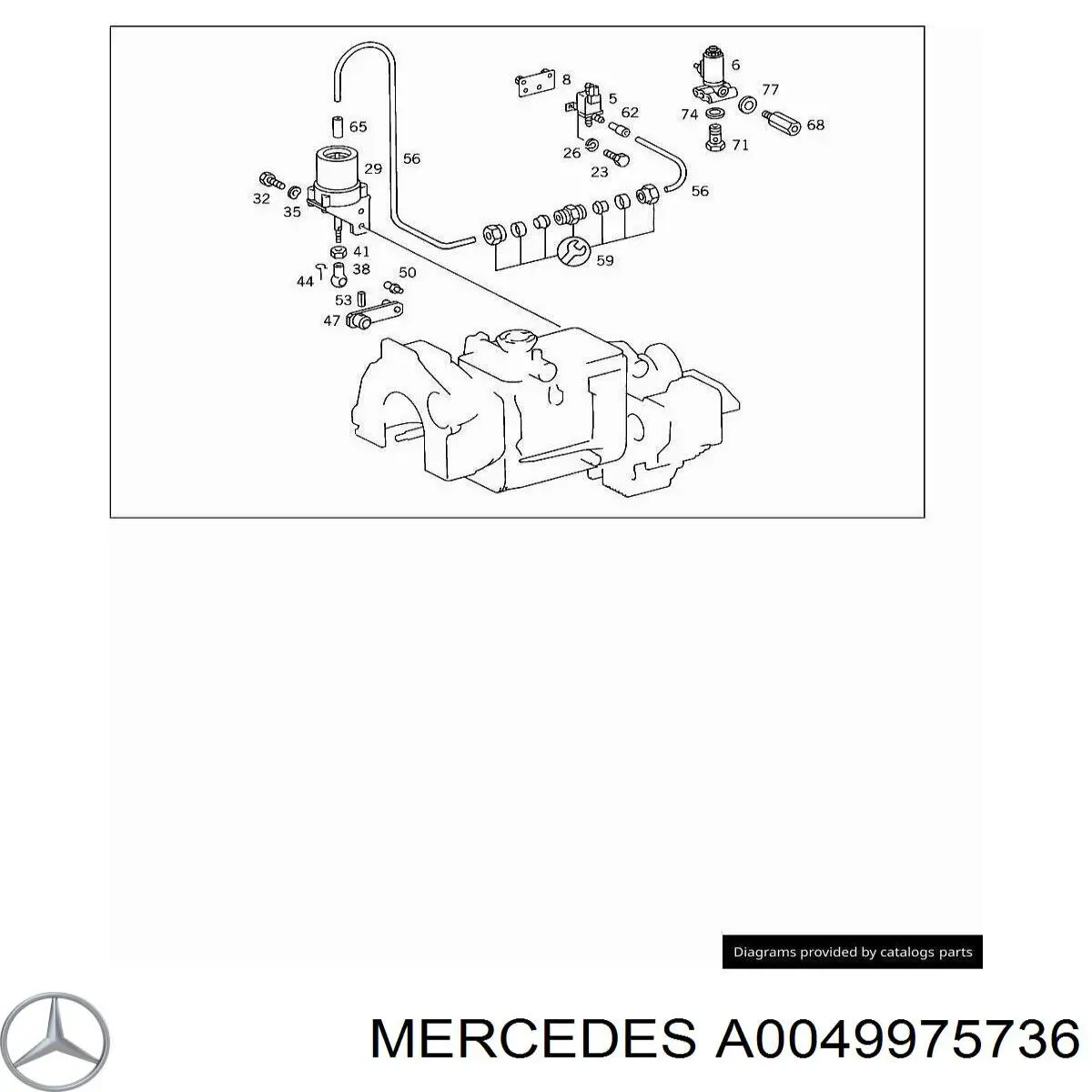 Mercedes A0049975736 ціна, від 36.68 USD