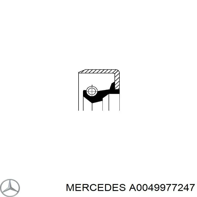 A0049977247 Mercedes Сальник хвостовика редуктора заднього моста