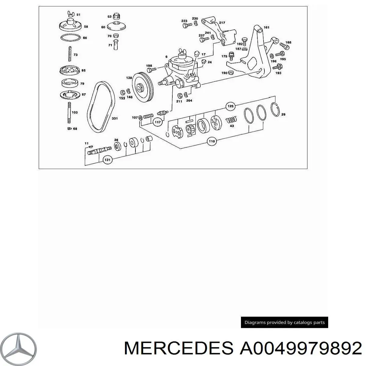 Купити A0049979892 Mercedes Ремінь генератора