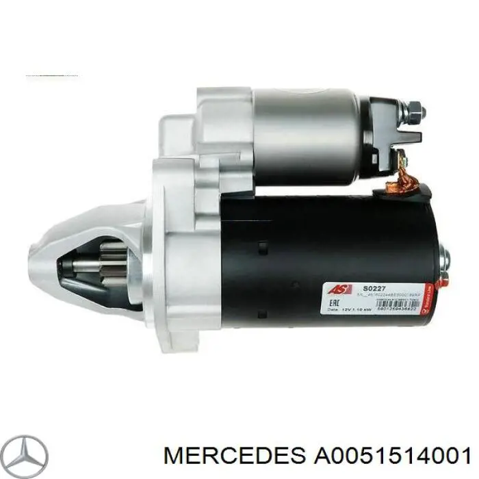 Стартер Mercedes A0051514001 ціна, від 54.18 USD