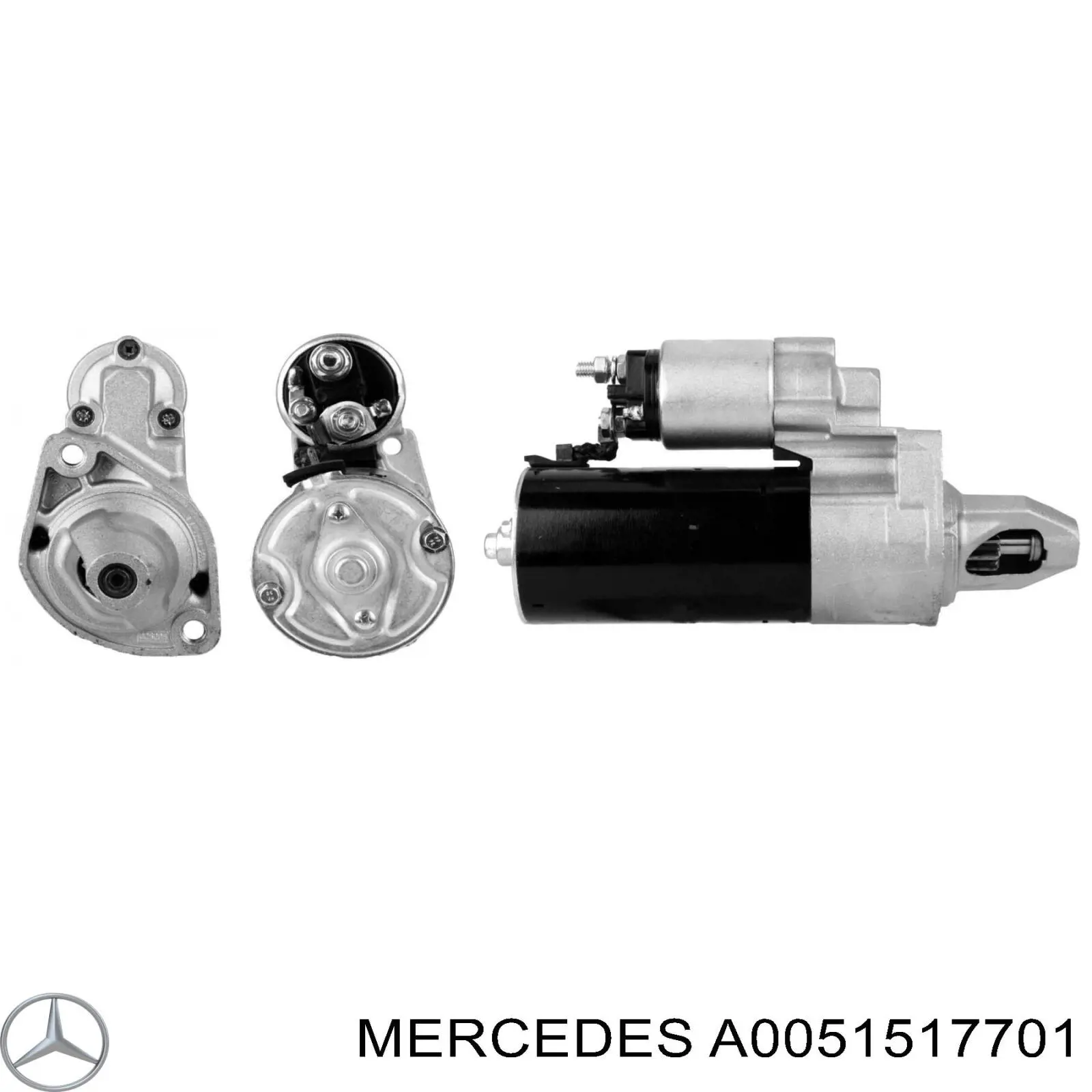 Стартер A0051517701 Mercedes