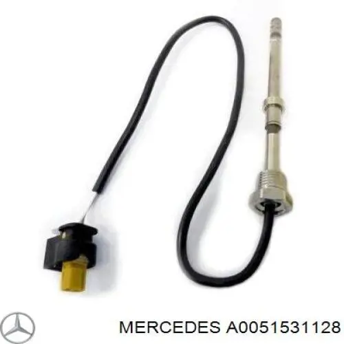 A0051531128 Mercedes датчик температури відпрацьованих газів (вг, фільтр сажі)