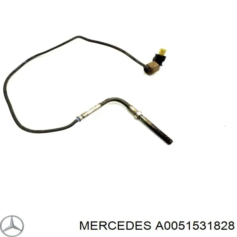A0051531828 Mercedes Датчик температури відпрацьованих газів (ВГ), після фільтр сажі