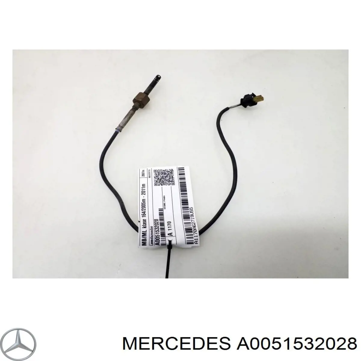 A0051532028 Mercedes датчик температури відпрацьованих газів (вг, до каталізатора)