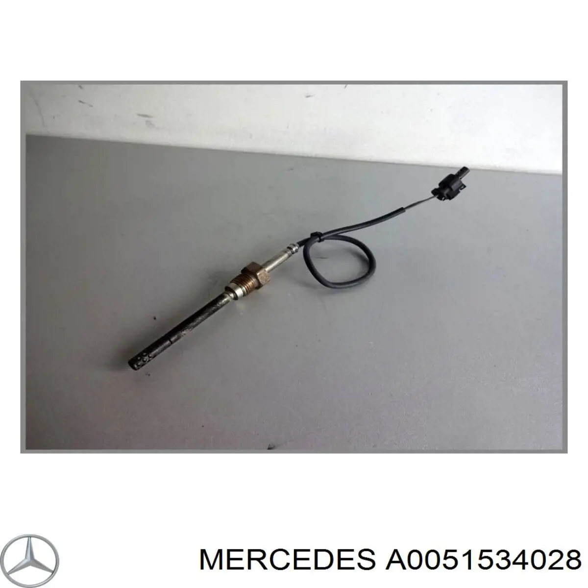 A0051534028 Mercedes Датчик температури відпрацьованих газів (ВГ), в каталізаторі