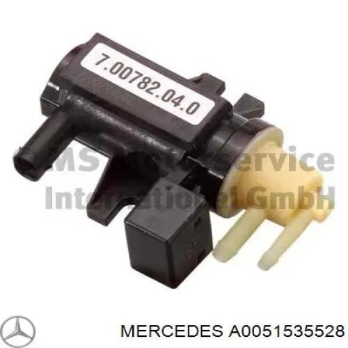 Купити A0051535528 Mercedes Клапан перетворювач тиску наддуву (соленоїд)
