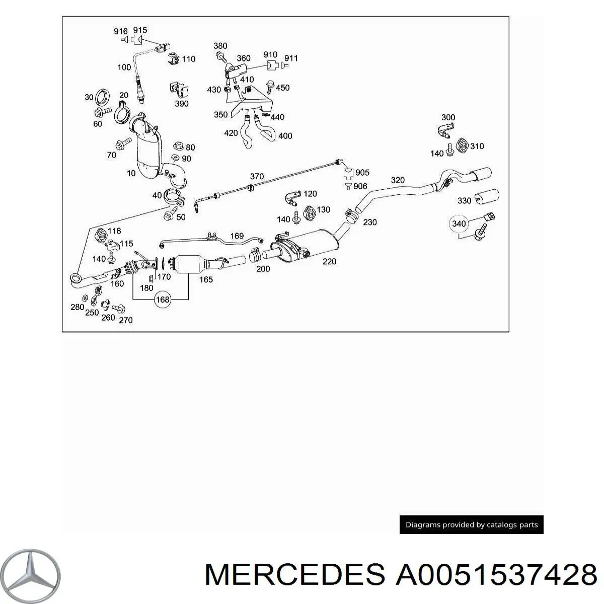 Датчик тиску вихлопних газів Mercedes A0051537428 ціна, від 19.90 USD