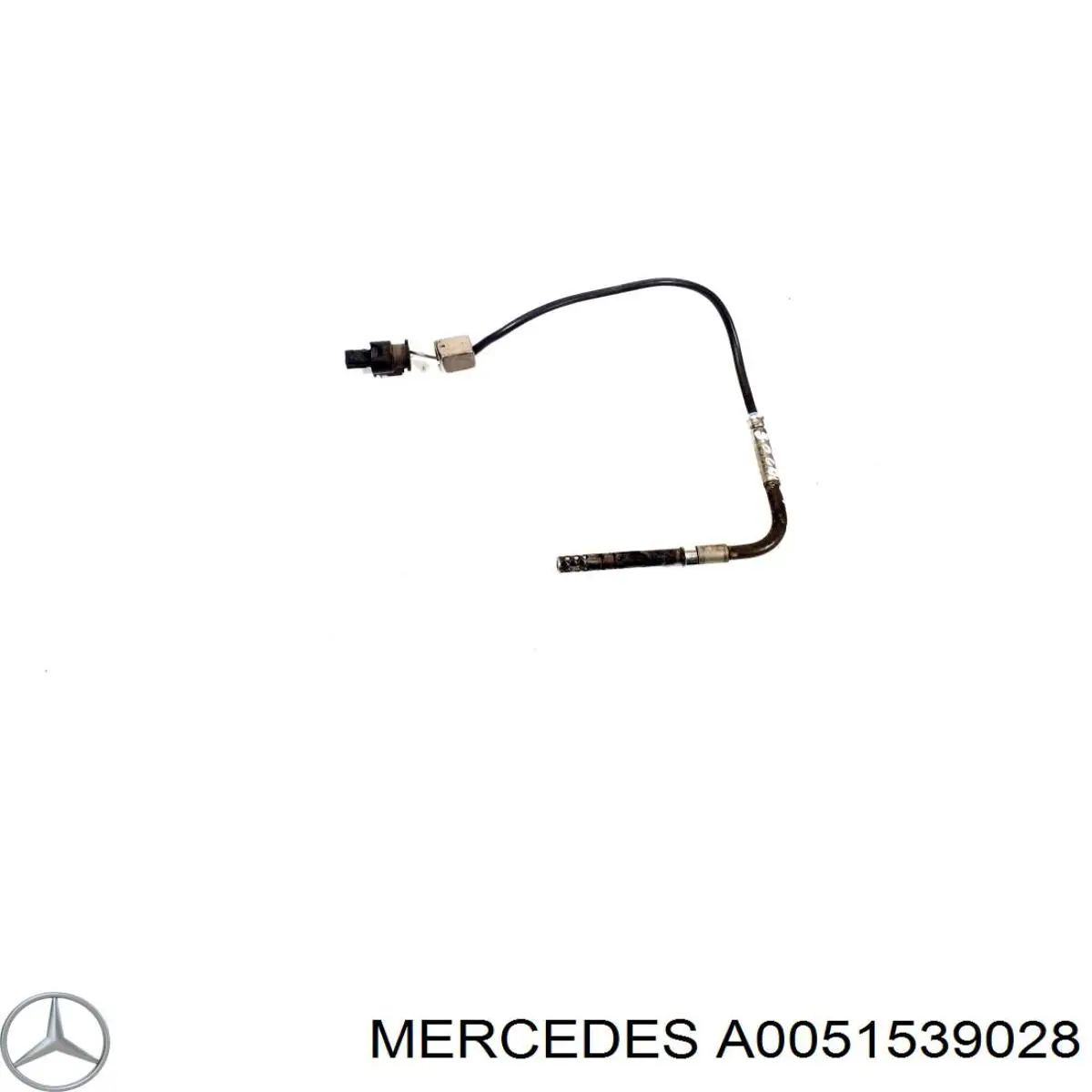 A0051539028 Mercedes Датчик температури відпрацьованих газів (ВГ), перед фільтром сажі
