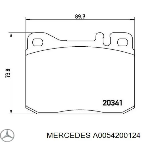  A0054200124 Mercedes