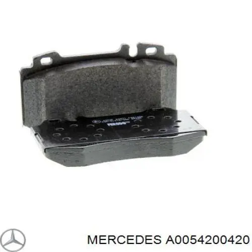 Гальмівні колодки Mercedes A0054200420 ціна, від 27.22 USD