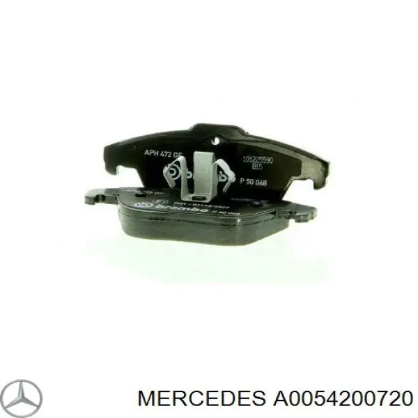 A0054200720 Mercedes Колодки гальмівні задні, дискові